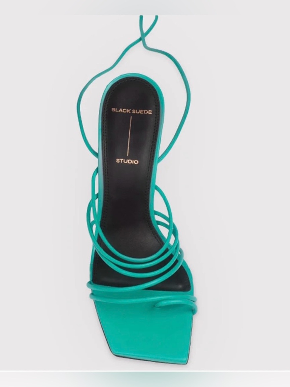 Black Suede Studio Women's Luisa in Electric Green, 40